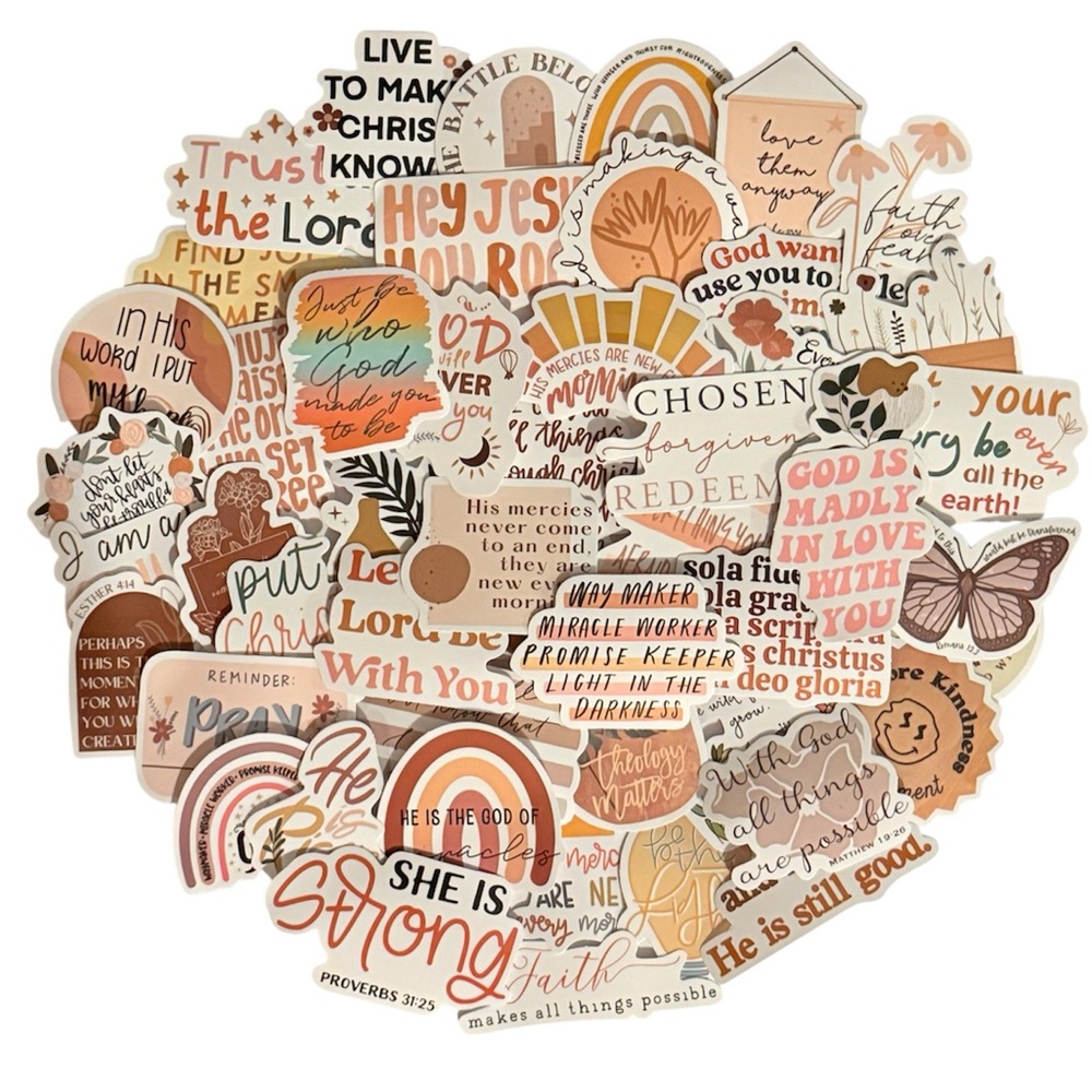 Inspirational 50pc Sticker Set - NEW